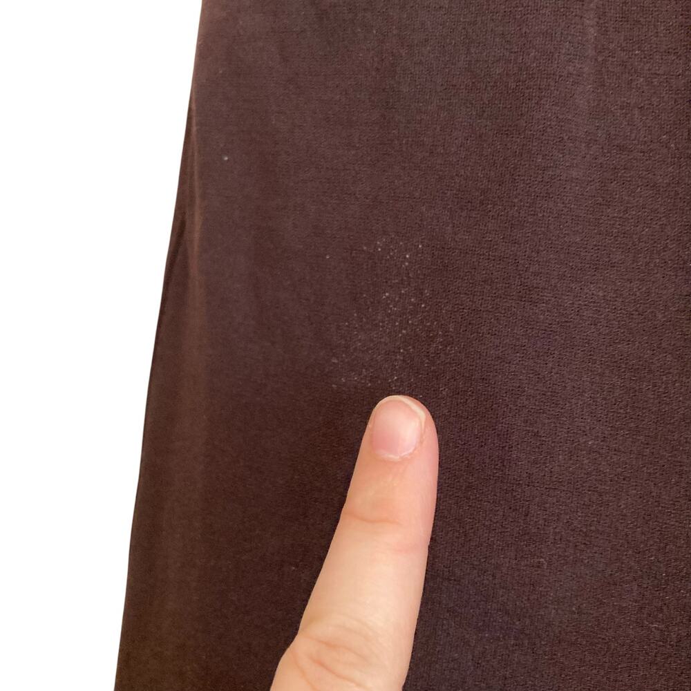 Eileen Fisher Maroon Bootcut Pants Womens Sz 28 Stretch Mid Rise Business Comfy - Picture 8 of 16